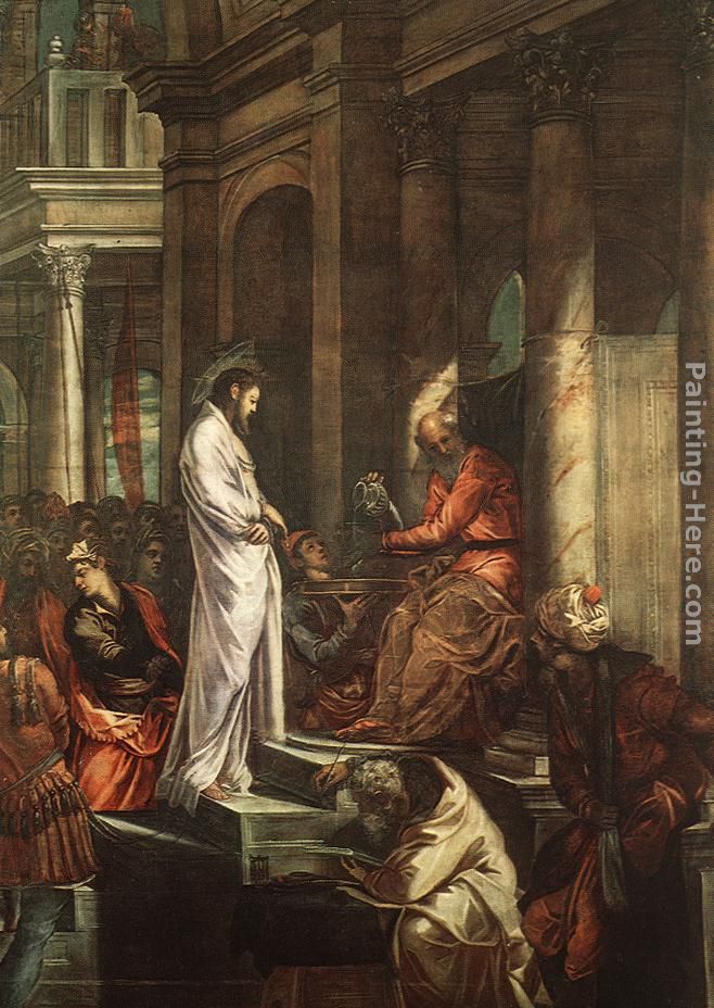 Christ before Pilate painting - Jacopo Robusti Tintoretto Christ before Pilate art painting
